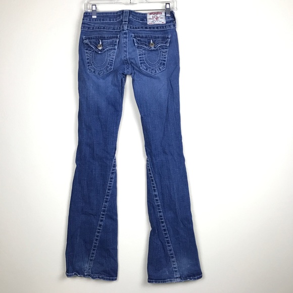 TRUE RELIGION JOEY FLARE JEANS 25 - Picture 4 of 8